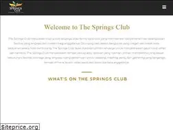 Sites similar to thespringsclubserpong.com