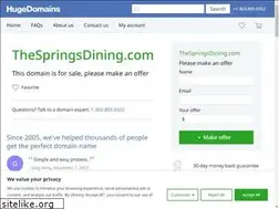 Sites similar to thespringsdining.com
