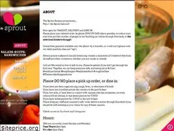 Sites similar to thesproutrestaurant.com