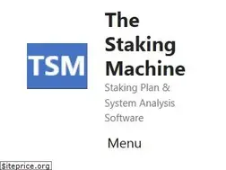 Sites similar to thestakingmachine.com