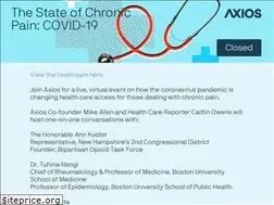 Sites similar to thestateofchronicpain.splashthat.com