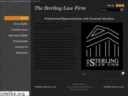 Sites similar to thesterlinglawfirm.com