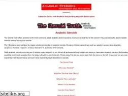Sites similar to thesteroidtruth.com