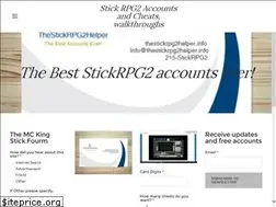 Sites similar to thestickrpg2helper.weebly.com
