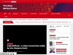 Sites similar to thestorybehindname.com