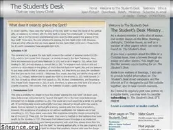 Sites similar to thestudentsdesk.com