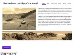 Sites similar to thestudioattheedgeoftheworld.com