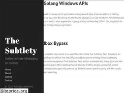 Sites similar to thesubtlety.com