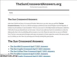 Sites similar to thesuncrosswordanswers.org