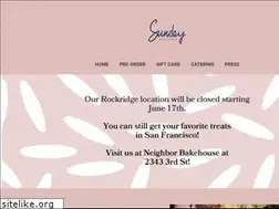 Sites similar to thesundaybakeshop.com