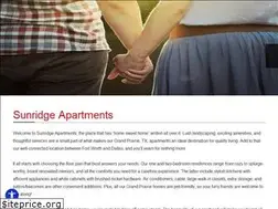 Sites similar to thesunridgeapts.com