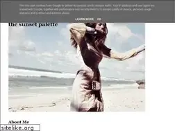 Sites similar to thesunsetpalette.blogspot.com