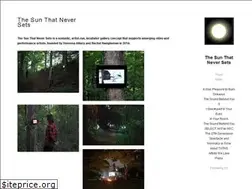 Sites similar to thesunthatneversets.com