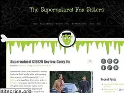 Sites similar to thesupernaturalfoxsisters.com