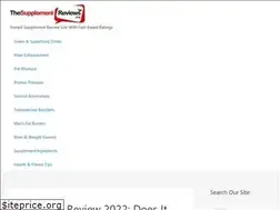 Sites similar to thesupplementreviews.org
