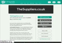Sites similar to thesuppliers.co.uk