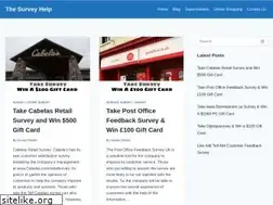 Sites similar to thesurveyhelp.com