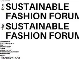 Sites similar to thesustainablefashionforum.com