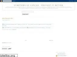 Sites similar to thesymptomsofcancer.blogspot.com