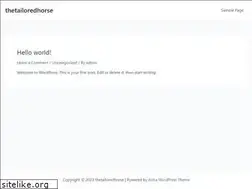Sites similar to thetailoredhorse.com
