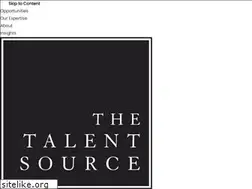 Sites similar to thetalentsource.com