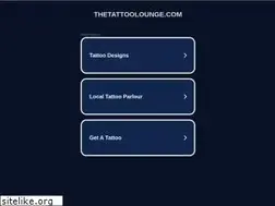 Sites similar to thetattoolounge.com