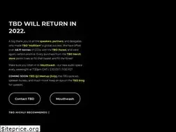 Sites similar to thetbdconference.com