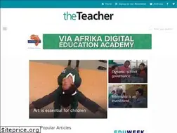 Sites similar to theteacher.co.za