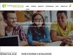 Sites similar to theteachertrainer.co.uk