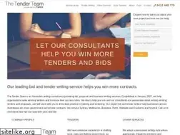 Sites similar to thetenderteam.com.au