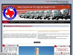Sites similar to thetexasconcrete.com
