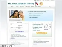 Sites similar to thetexasdefensivedriving.com