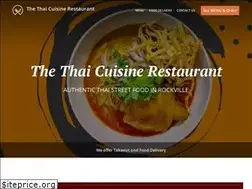 Sites similar to thethaicuisinerockville.com