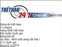 Sites similar to thethao247.vn