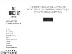 Sites similar to thethaxton.com
