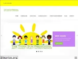Sites similar to thethinksunpreschool.com
