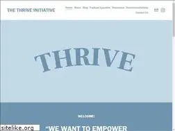 Sites similar to thethriveinitiative.org