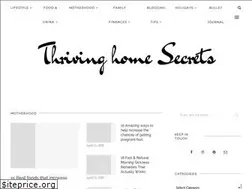 Sites similar to thethrivinghomesecrets.com