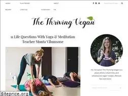 Sites similar to thethrivingvegan.com
