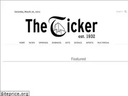 Sites similar to theticker.org