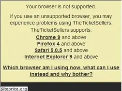 Sites similar to theticketsellers.co.uk