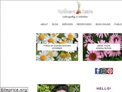 Sites similar to thetoleranttable.com