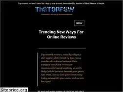 Sites similar to thetopfew.com