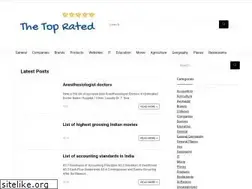 Sites similar to thetoprated.in