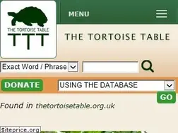 Sites similar to thetortoisetable.org.uk