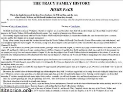 Sites similar to thetracyfamilyhistory.net