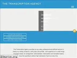 Sites similar to thetranscriptionagency.com