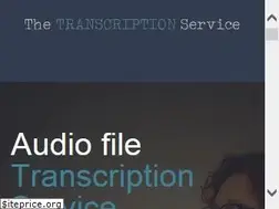 Sites similar to thetranscriptionservice.co.uk