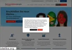 Sites similar to thetranslationpeople.de