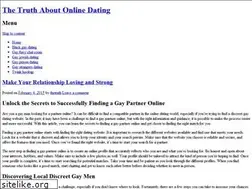 Sites similar to thetruthaboutonlinedating.com
